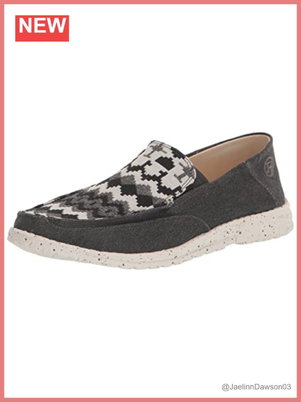 Roper Women's Canvas Slip-On Loafer with Memory Foam Insole